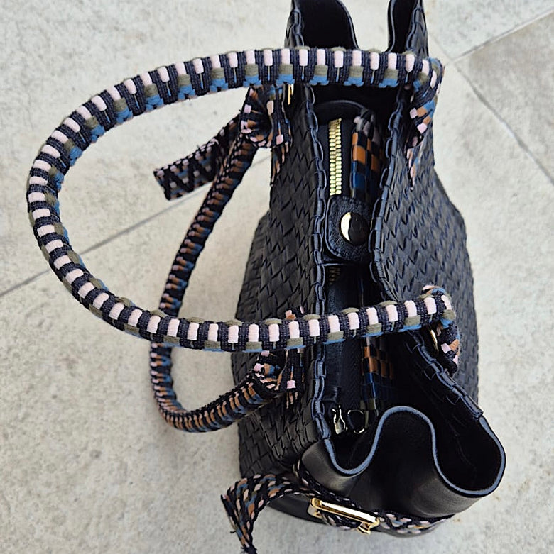 Kaba Mini Leather Tote Bag