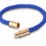 Teman Slim Woven Leather Bracelet