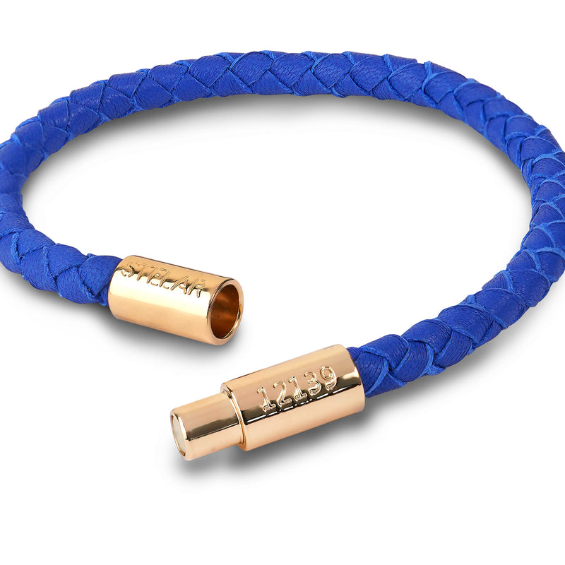 Teman Slim Woven Leather Bracelet