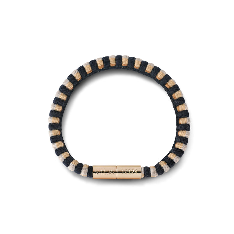 Teman Slim Woven Jacquard Bracelet