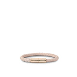 Teman Slim Woven Leather Bracelet