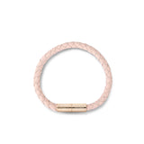 Teman Slim Woven Leather Bracelet