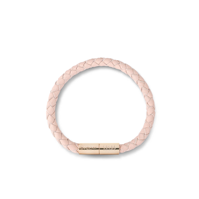 Teman Slim Woven Leather Bracelet
