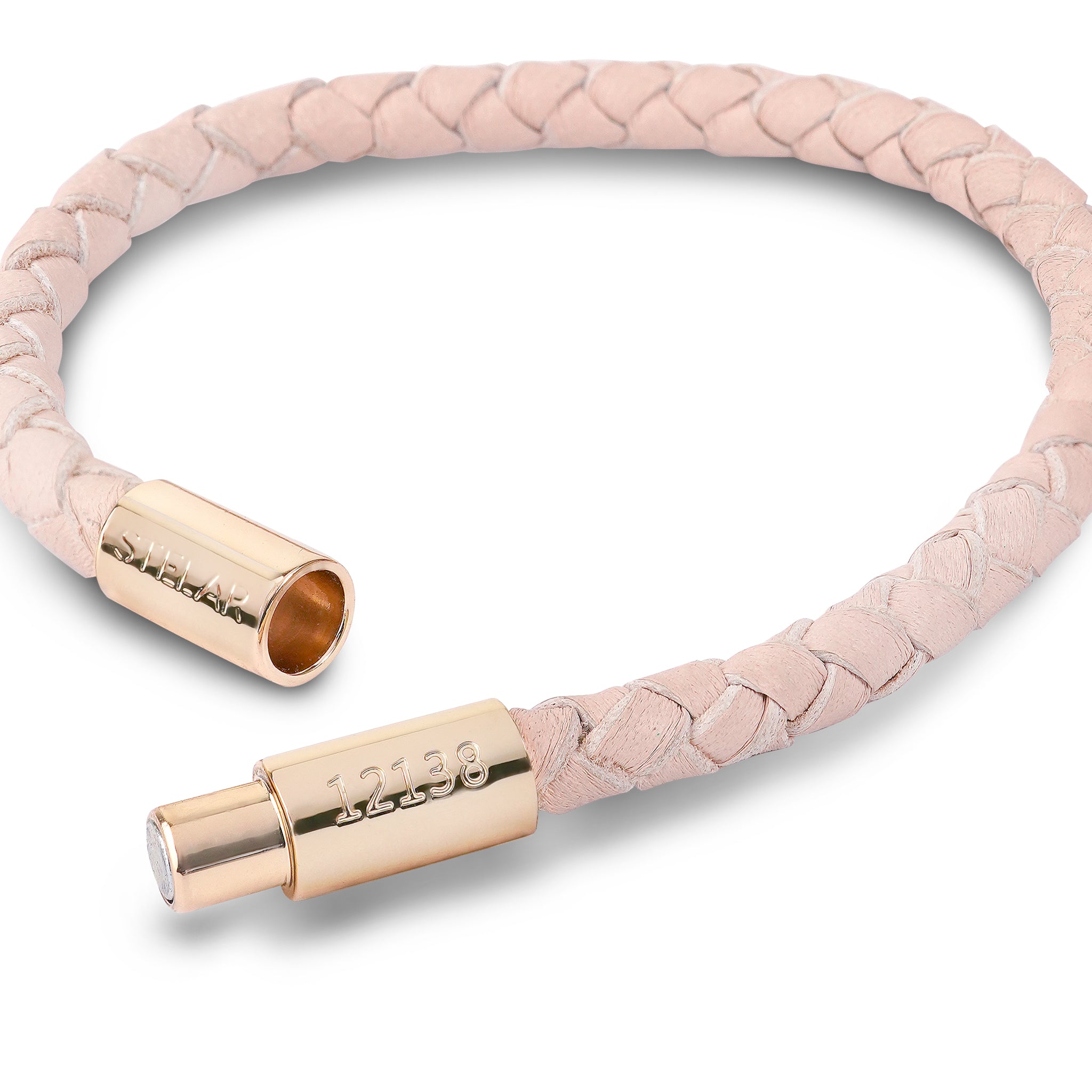 Teman Slim Woven Leather Bracelet