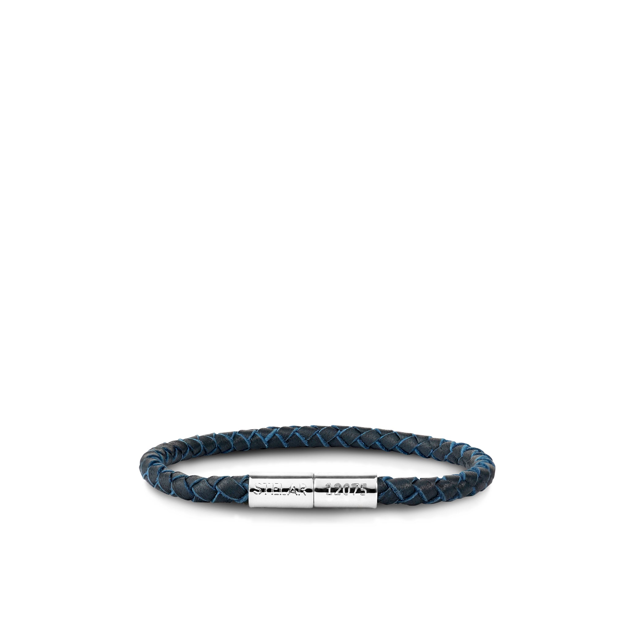 Teman Slim Woven Leather Bracelet