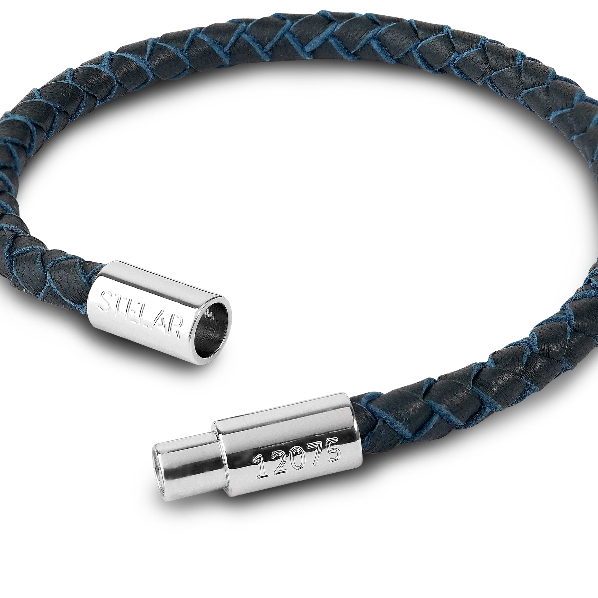 Teman Slim Woven Leather Bracelet