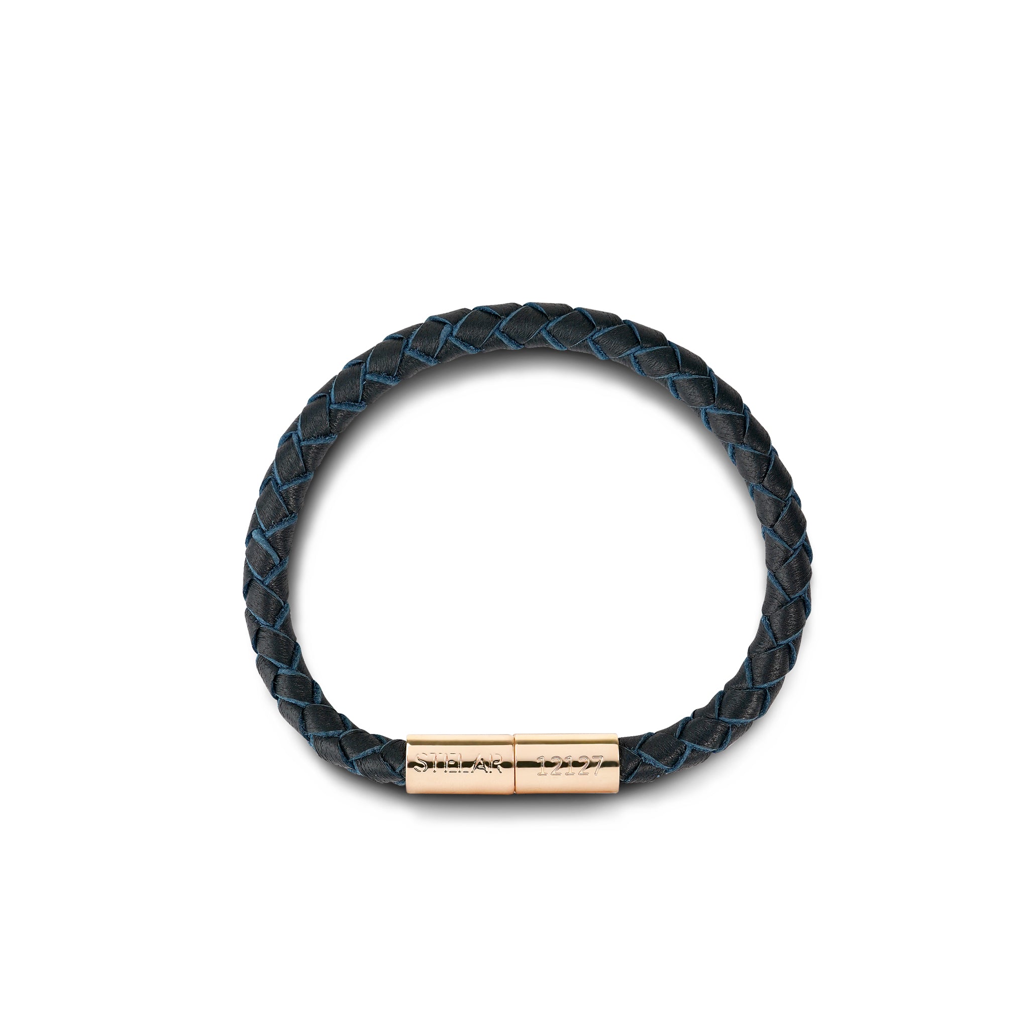 Teman Slim Woven Leather Bracelet
