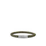 Teman Slim Woven Leather Bracelet