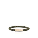 Teman Slim Woven Leather Bracelet