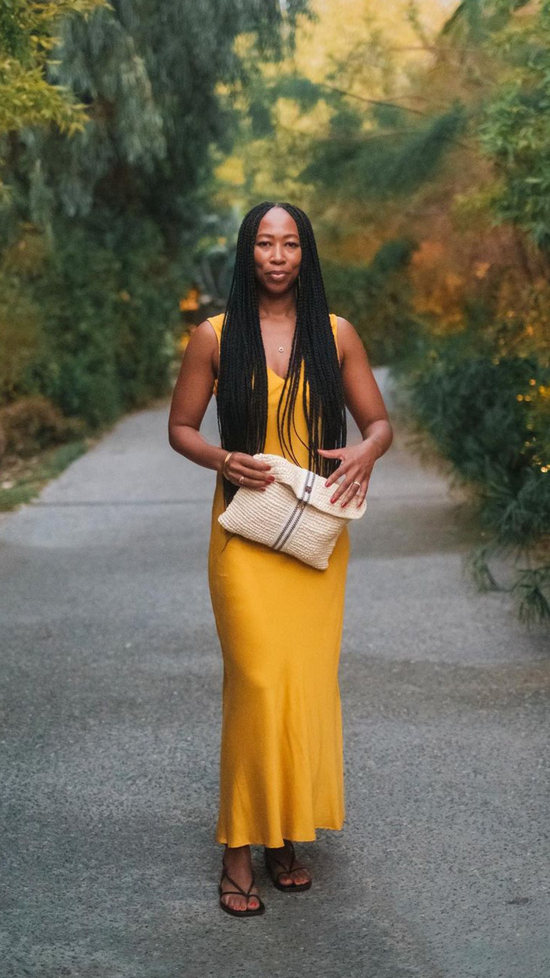 Savaya Raffia Clutch Bag