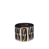 Sunda Medium Jacquard Belt - Olive