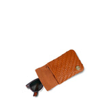 Kecamata Canvas and Leather Sunglass Case