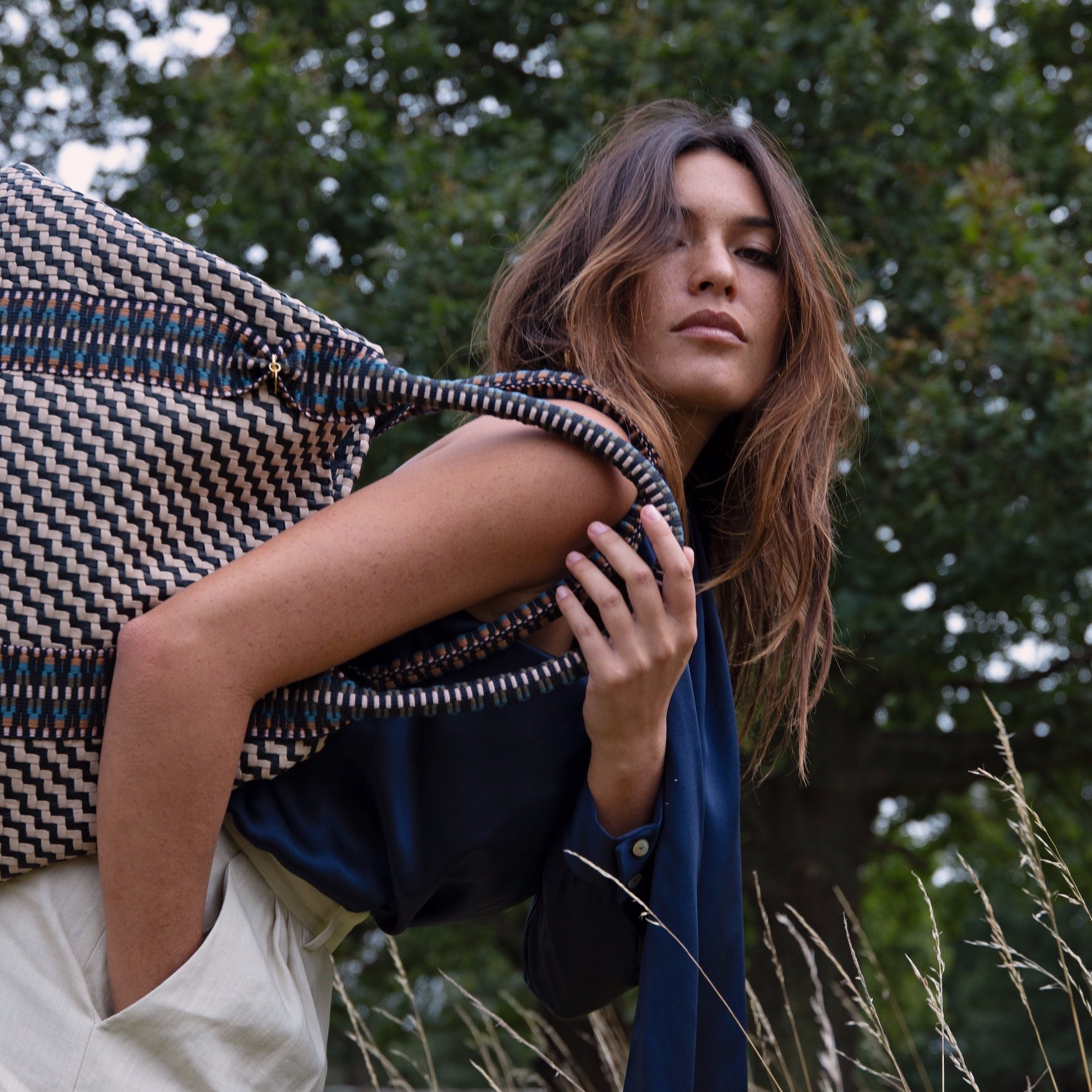 Misool Leather Tote Bag