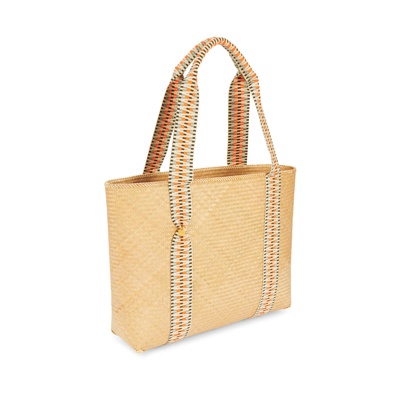 Large Mentawai Bamboo Tote Bag
