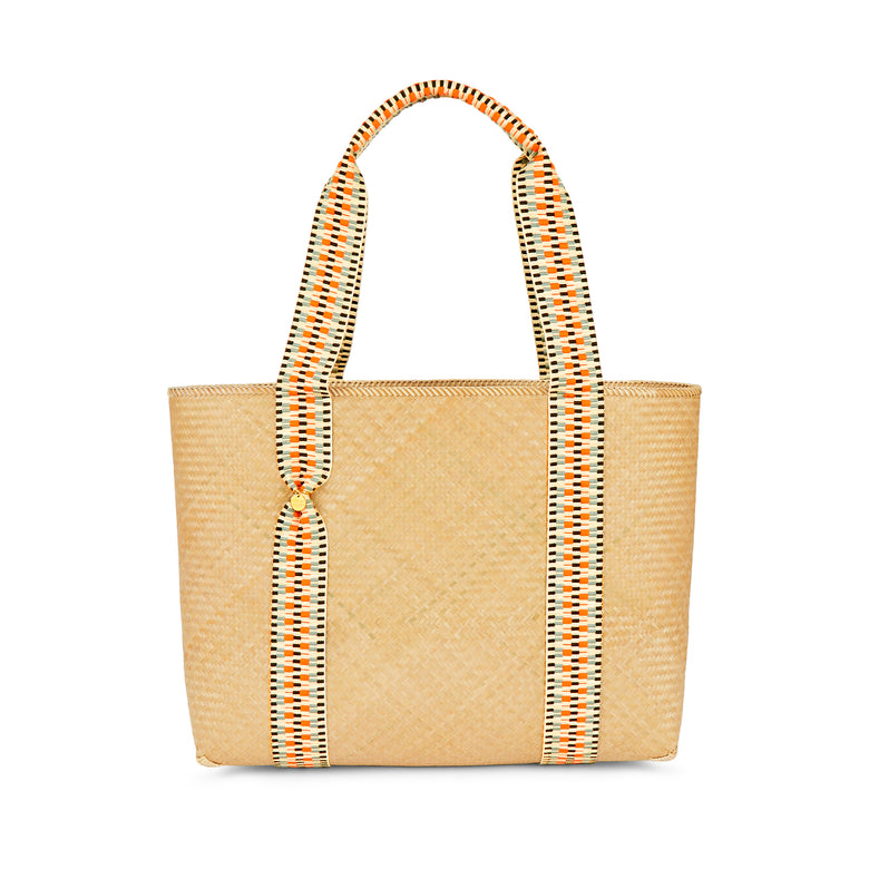 Large Mentawai Bamboo Tote Bag