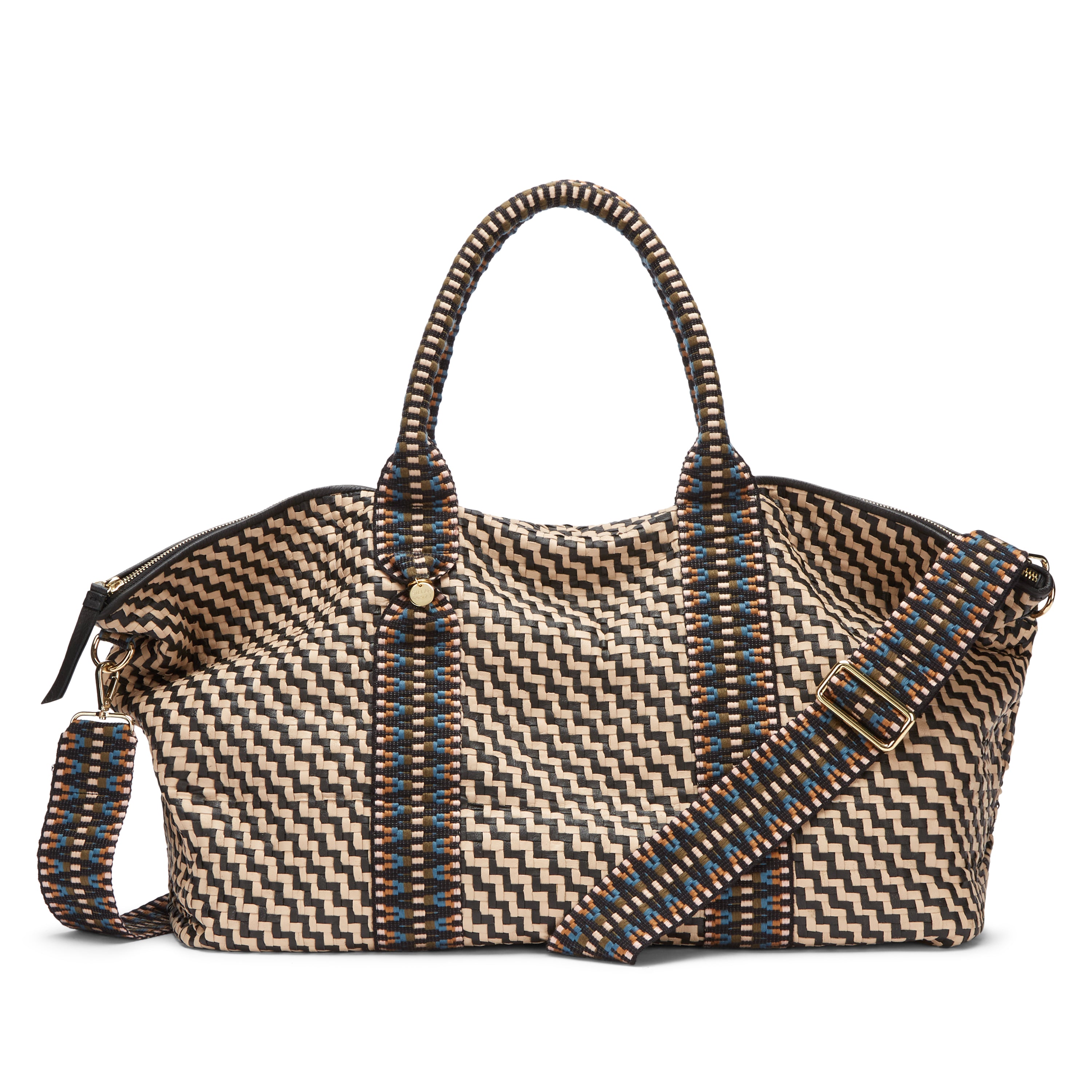 Saroka Leather Weekender Bag
