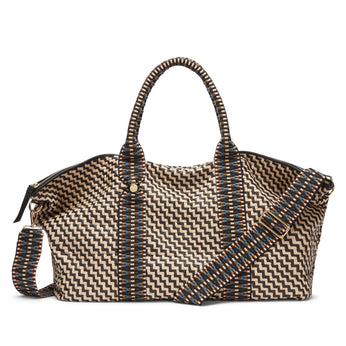 Saroka Leather Weekender Bag