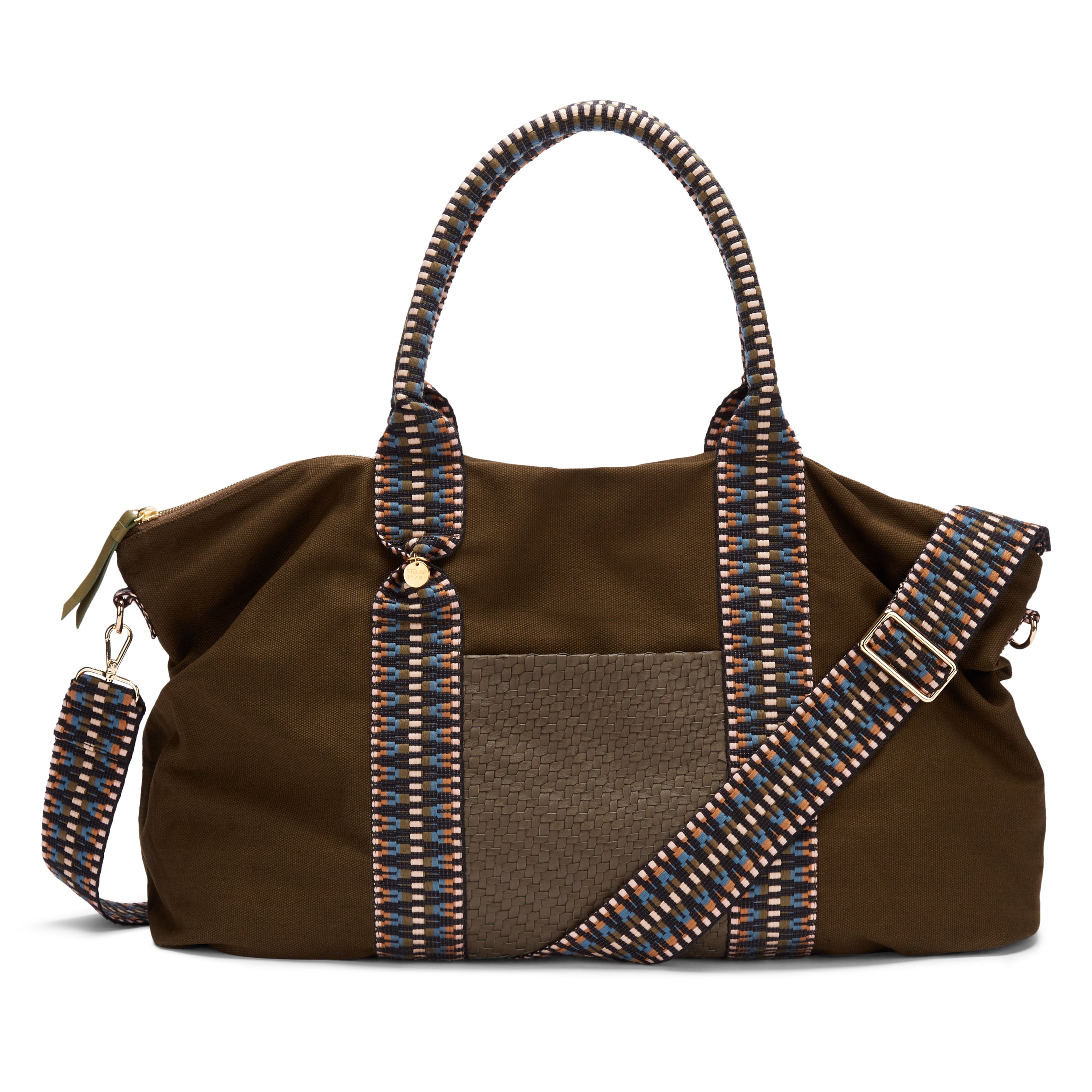 Sayan Canvas and Leather Weekend Bag