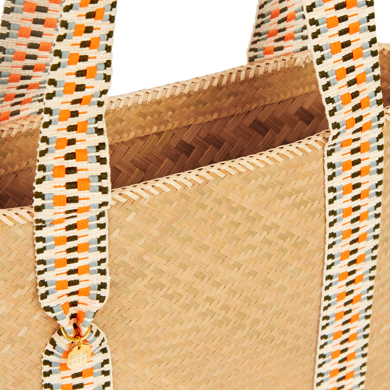 Small Mentawai Bamboo Tote Bag