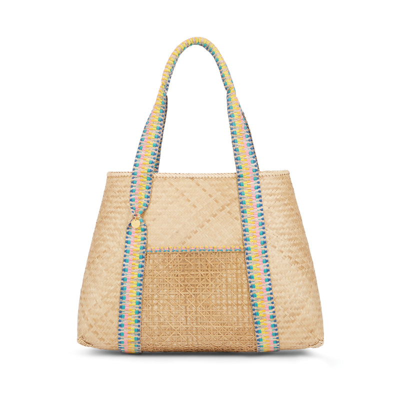 Tiga Medium Bamboo Tote Bag