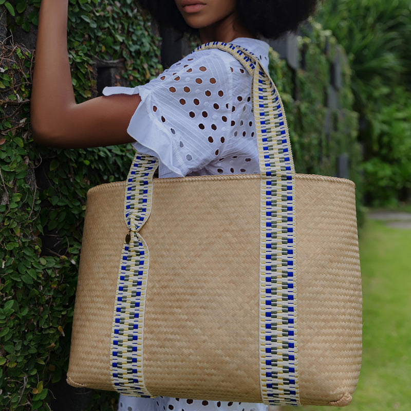 Mentawai Medium Bamboo Tote Bag