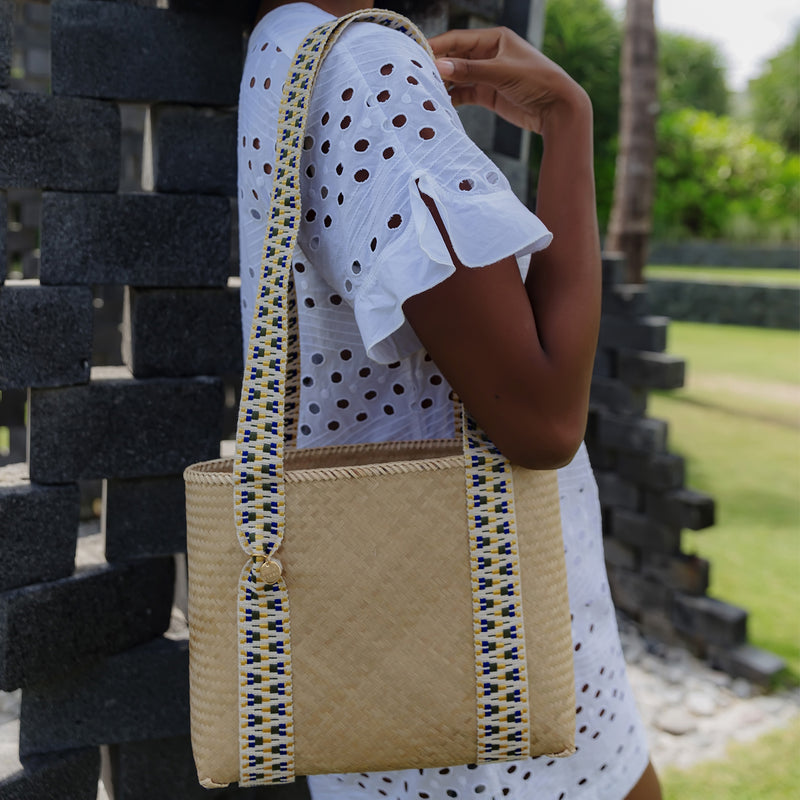 Mentawai Small Bamboo Tote Bag
