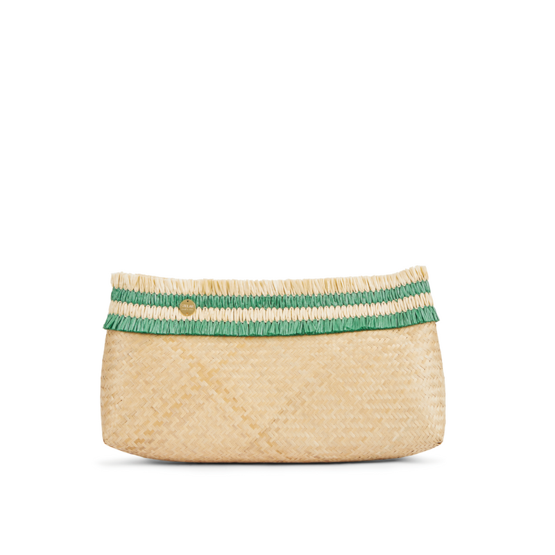 Sita Raffia Clutch Bag